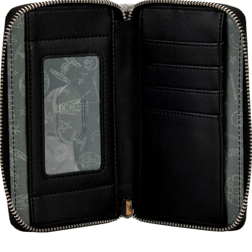 NWT Loungefly Star Wars Vaders I AM Your Fathers Day Zip Around Wallet​​​​​​
